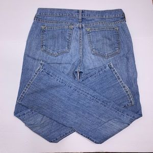 Old Navy Jeans Womens Size 6 Blue Straight Leg The Diva Low Rise Pants